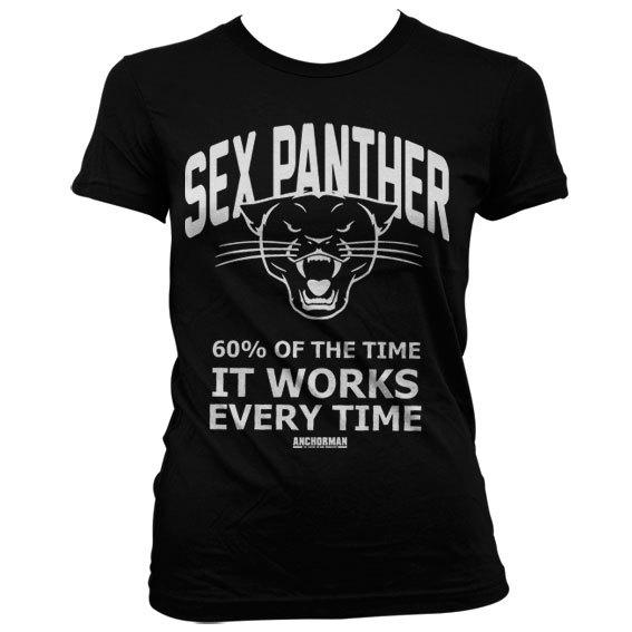 New Officially Licensed AnchormanSex Panther Women T-Shirt Sizes L