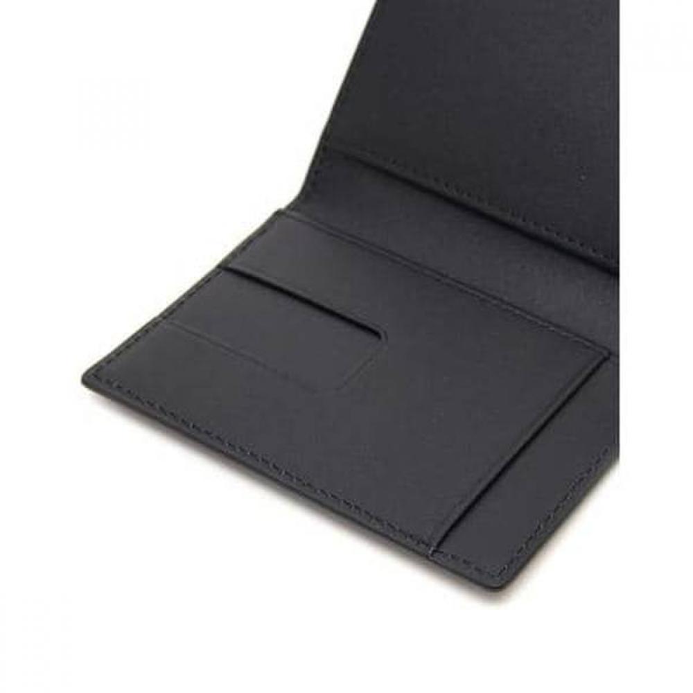 Daks Black Leather Dd Logo Mini Card Wallet Dbho4e322bk