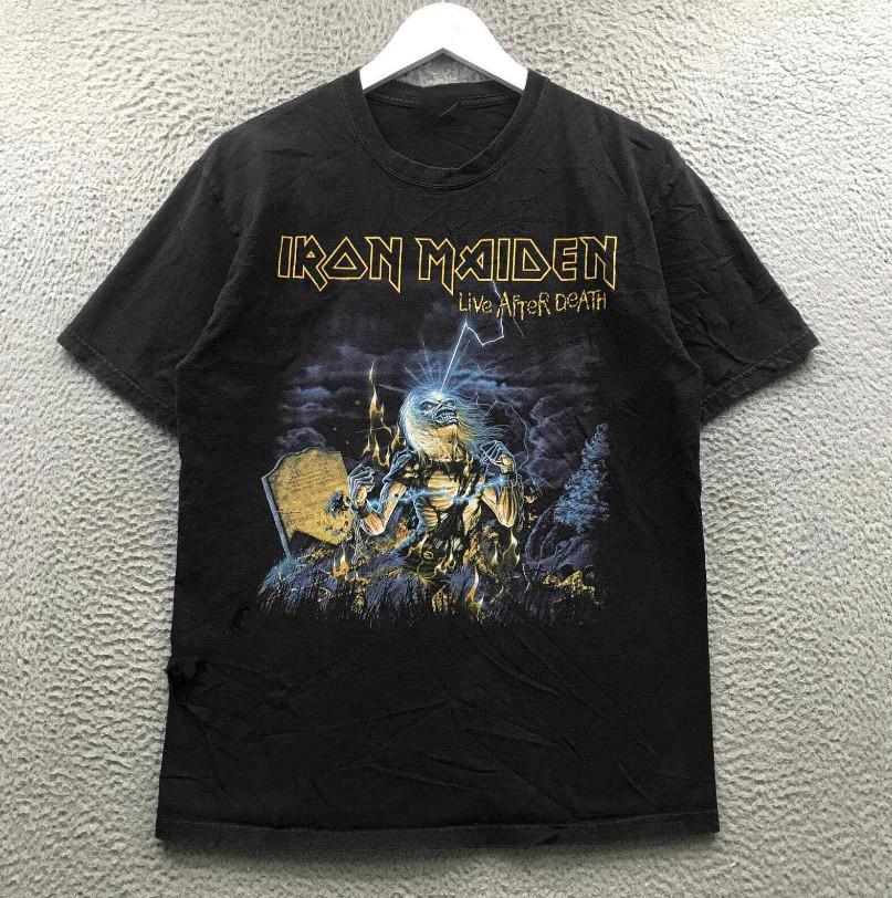 Vintage Iron Maiden Live After Death Album T-Shirt Unisex T-Shirt S