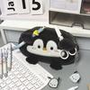 Little Otter Penguin Plush Pencil Case - Large Capacity, High-Value Storage for Female Students