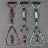 Pet Double-headed Dog Leash with Wavy Pattern, One Drag and Two Traction Rope, Anti-tangling and Detachable