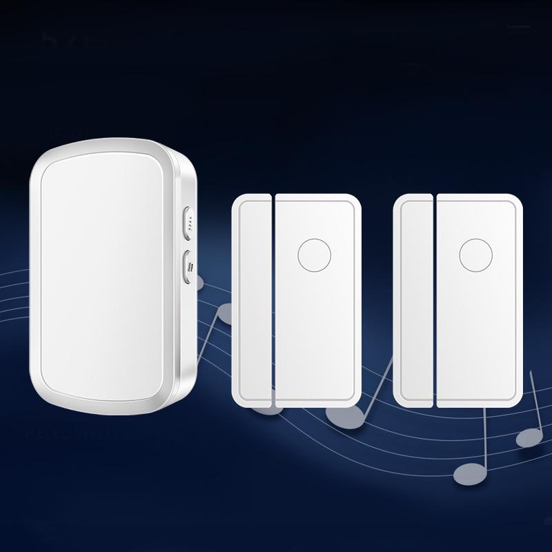 Refrigerator & Freezer Door Alarm Sensor with Magnetic Switch - Anti-theft & Entry Notification for Supermarkets. белый
