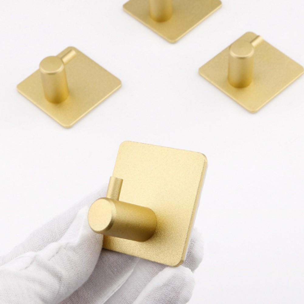 Aluminum alloy Gold Robe Towel Holder Hooks   Wall Door Mounted Bath