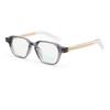 Vintage Square Retro Sunglasses - Propionate PC Frame with Pin-Leg Design, UV Protection & Face-Slimming Effect