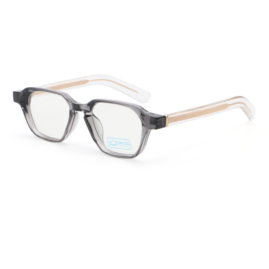 Vintage Square Retro Sunglasses - Propionate PC Frame with Pin-Leg Design, UV Protection & Face-Slimming Effect