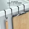 Home Multifunctional Stainless Steel Double S-shaped Double Hook Wall Hanging Bathroom Kitchen Door Towel Storage Rack