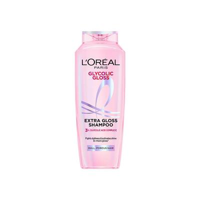 L’Oréal Paris Glycolic Gloss Shine Boosting Shampoo 340ml | Powered by 3% Glycolic Acid | for Dull Hair