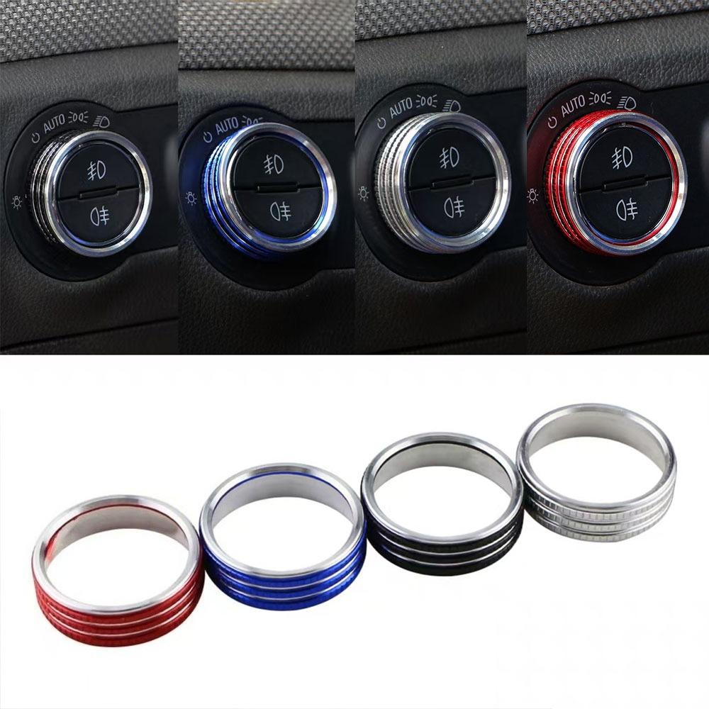 For Chevrolet Chevy Cruze 2009 - 2014 Head Light Switch Button Ring Lamp Adjust Knob Sticker Cover Trim Interior Accessories