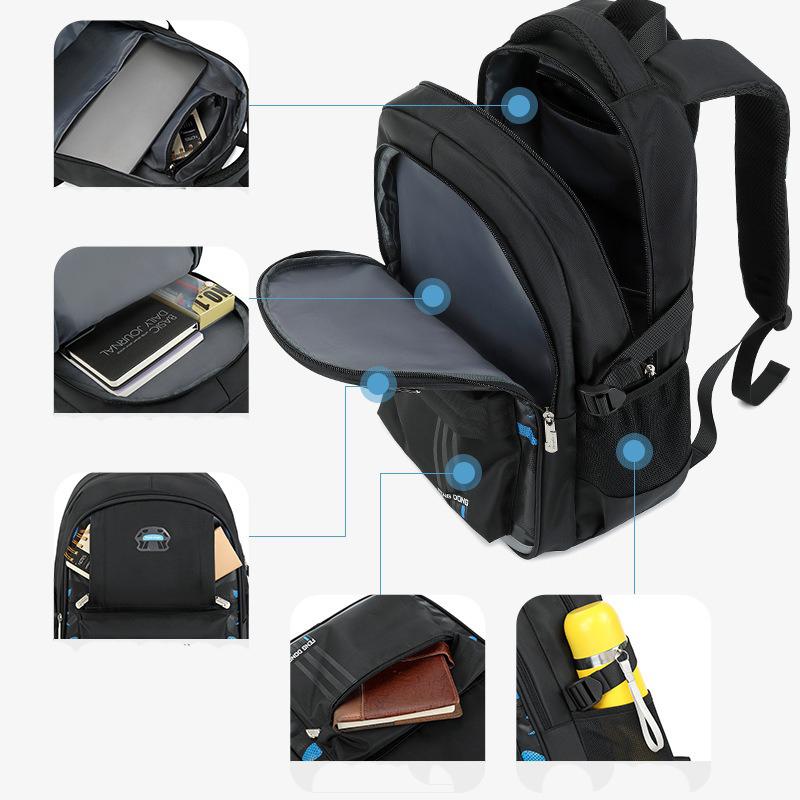 Student Schultasche Rucksack Männer Rucksack Große Kapazität Rucksack