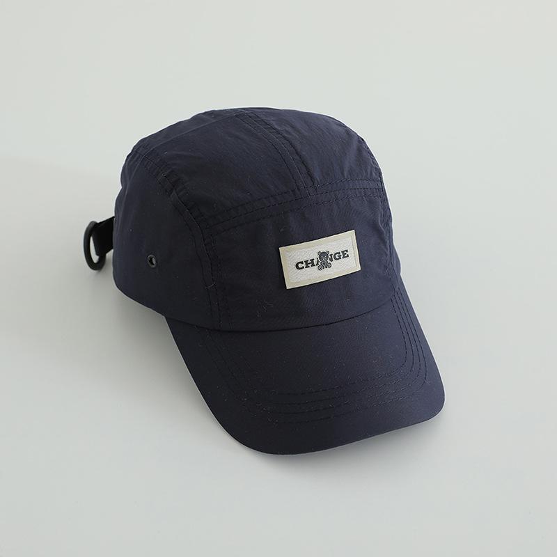 Fashion Hat popular children's English alphabet small label outdoor breathable quick-drying hat European and American hot-selling sunshade windproof