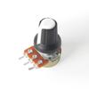 WH148 15mm B10K Short Handle Potentiometer Knob with Switch and Tripod
