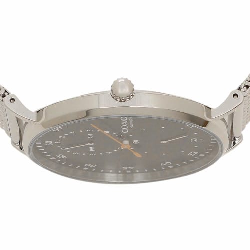 Coach Men's CHARLES 41MM Watch, 14602477, Black and Silver