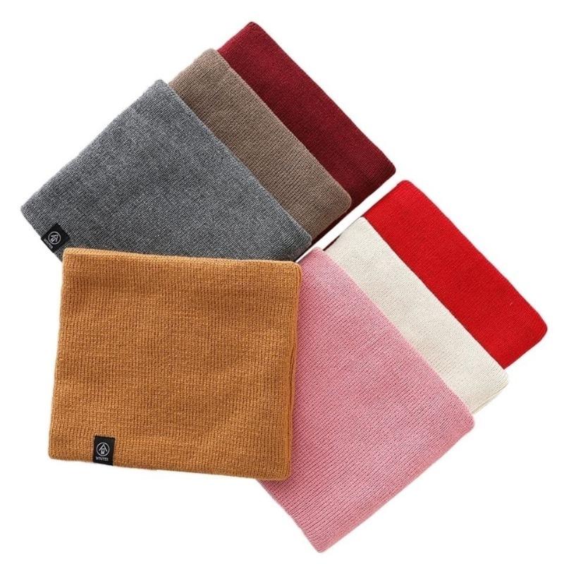 Knitted Scarf, Winter Fleece Thickened Neck Guard, Warm Cycling Cold-proof Face Mask, Scarf