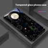 Astronaut Planet For Honor Magic 6 50 70 90 Lite X7b 200 Pro Nova 10 Nova 5T X6 P30 Pura 70 Ultra Tempered Glass Phone Case