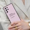 Pastel Pink Quotes Hearts Cell Phone Case for Samsung Galaxy S26 Ultra S25 S24 S23 S22 S21 S20 Note10 Cover