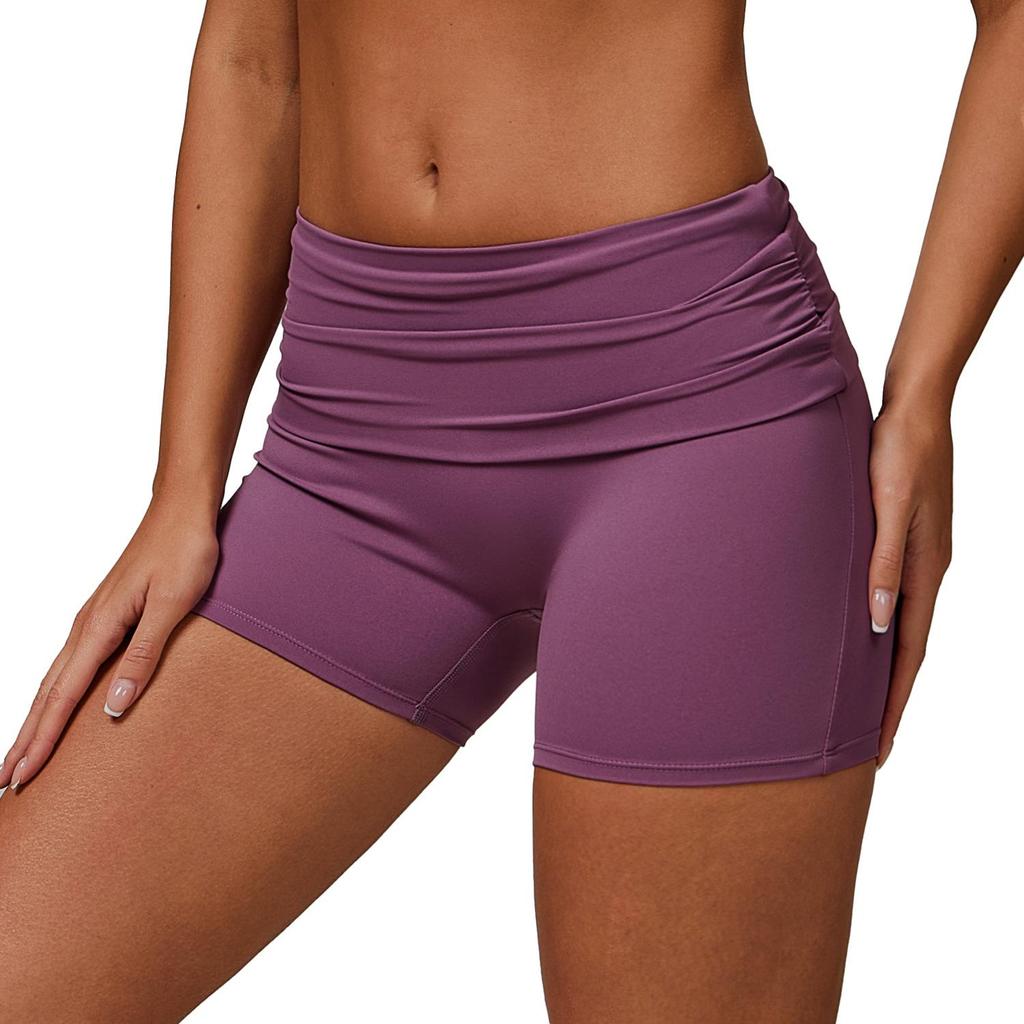 Cloud-Feel High-Waisted Yoga Shorts - Tummy Control & Hip Lift