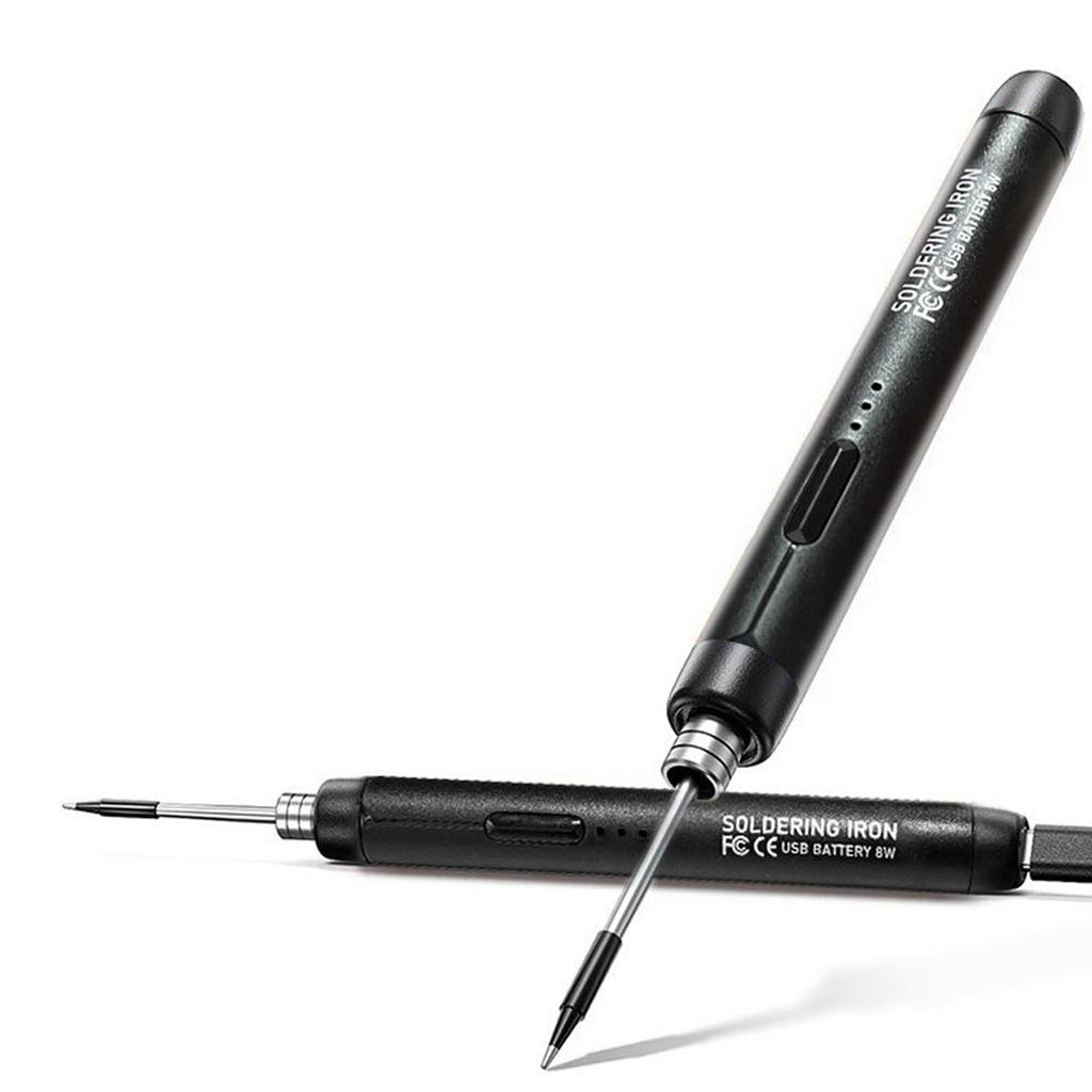 USB  Intelligent Electric Soldering Iron Multifunctional Soldering Welding Pen with 300-400℃ Temperature Adjustment Function