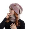 Warm Hat Neck Gaiter Combo Plush Furry Liner Stylish Windproof Thick Insulate Headwear for Men Women Trapper Hat