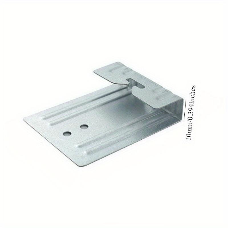 10pcs Door Hooks Plate Hangers Mirror Shelf Hanger Mounting Hooks Heavy Duty Wall Hanger Frame Hanger Wall Mount