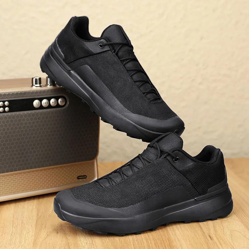 Anti Slip Men Hiking Shoes Lightweight Breathable Climbing Trekking Shoes Waterproof Walking Sneakers Male Casual Sports Shoes