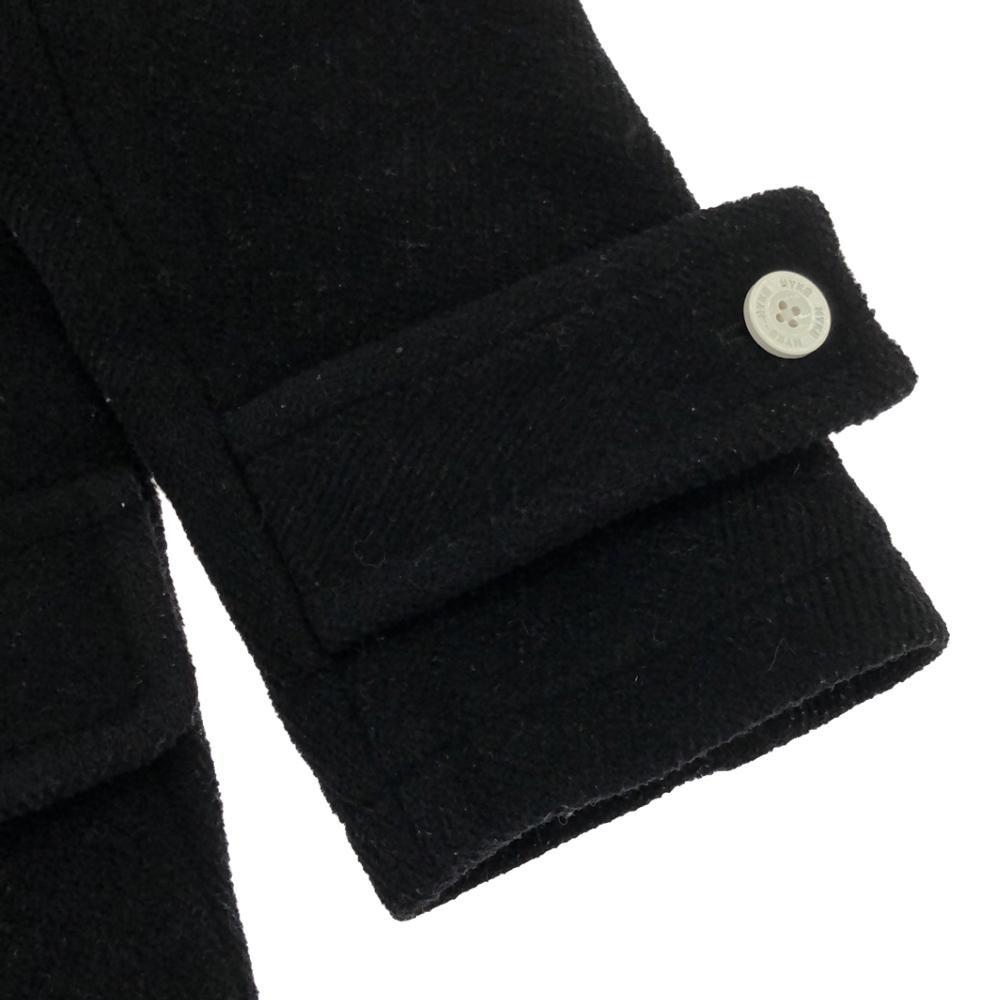 HYKE Made in Japan Wollmischung Dufflecoat 1 schwarz Damen Gebraucht