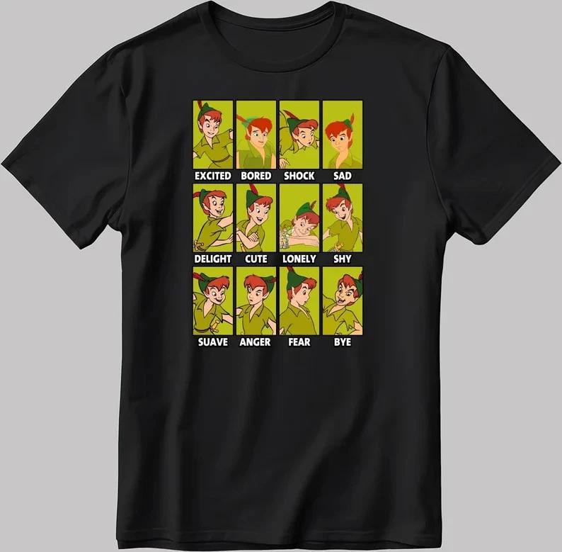 Peter Pan Moods Black TShirt S