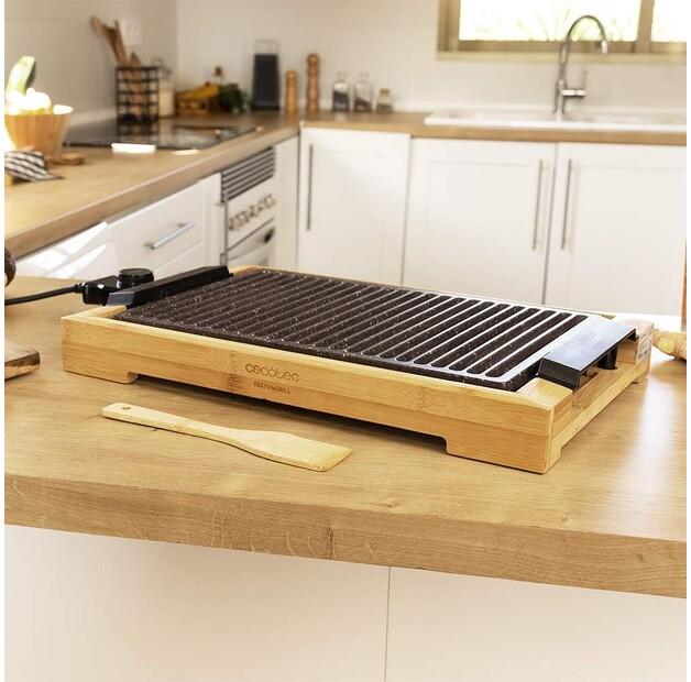 Электрогриль Cecotec Tasty & Grill 2000 Bamboo LineStone (03092)