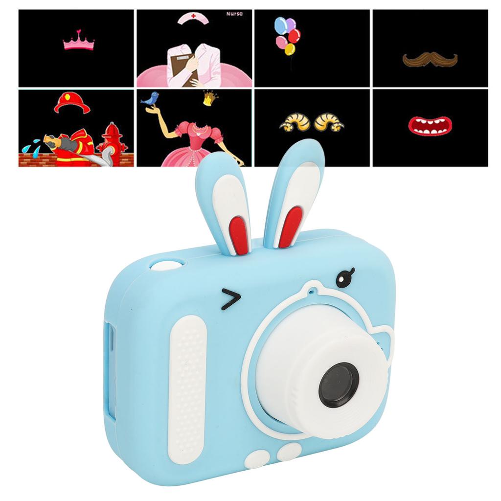 Kids Camera 400mAh 20MP 1080P HD Dual Lens 2in Eye Ing Screen USB Toddler Digital Video Camera for Gift
