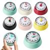 60-Minute Mechanical Timer with Magnetic Base Portable Kitchen Timer Visual Dial Ringer Alert Time Management Tool