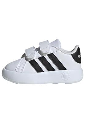 Adidas Grand Court Comfort Boys and Sizes Kids' 2.0 Sneakers, Girls, 12-16.5cm, Unisex, MDT59, White, 16.0cm