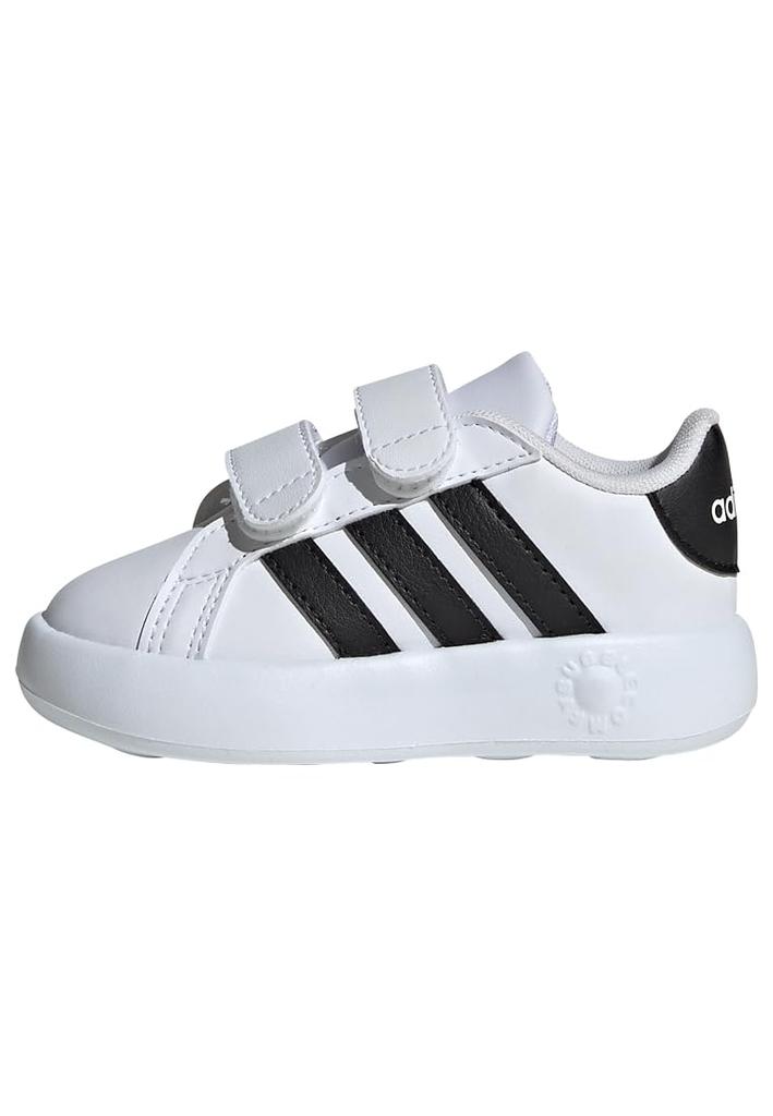 Grand Court Sneakers for Boys and Footwear White Cm [Adidas] 2.0 Kids, Girls, 12-16.5cm, MDT59, White/Core Black/Footwear (ID5271), 13.0