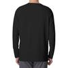 Under Armour Quick-Dry Breathable Moisture-Wicking Long Sleeve T-Shirt Unisex tops Black 24600601-001
