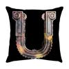 Luxury Home Decor Pillow Cover Car Living Room Sofa Cushion Cover Mechanical Style Letter Pattern Cushion Cover