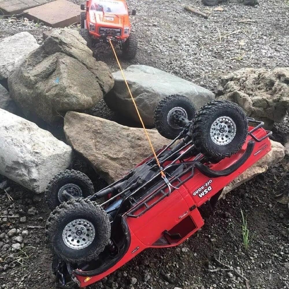 Cinghia di Estensione per Verricello Cinetico RC Elastica Corda di Soccorso Cinghie di Fissaggio Per Auto Crawler RC