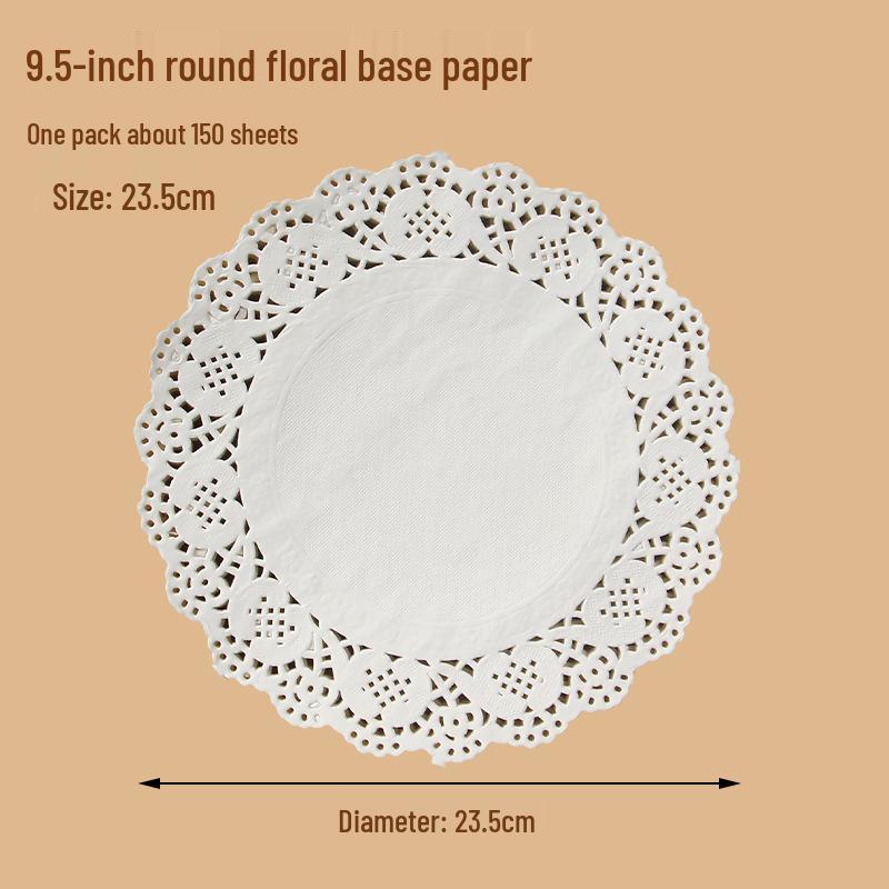 Rectangular Lace Paper Mat: Oil-Absorbing Paper for Kitchen, Baking, and Snacks