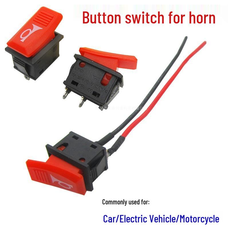 Electric Vehicle Self-Resetting Horn Switch for Three-Wheeled Motorcycles
