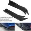 2 Stück Auto Stoßstange Hinten Lippe Diffusor Splitter Seitenschweller Canard oder mit Befestigungsschrauben