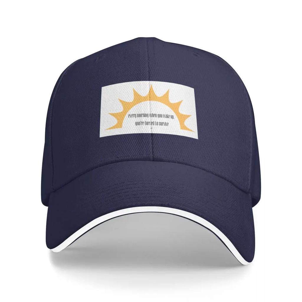 MBMBaM Forced to Survive Quote Baseball Cap New Hat Military Tactical Cap black Men Golf Wear Women's