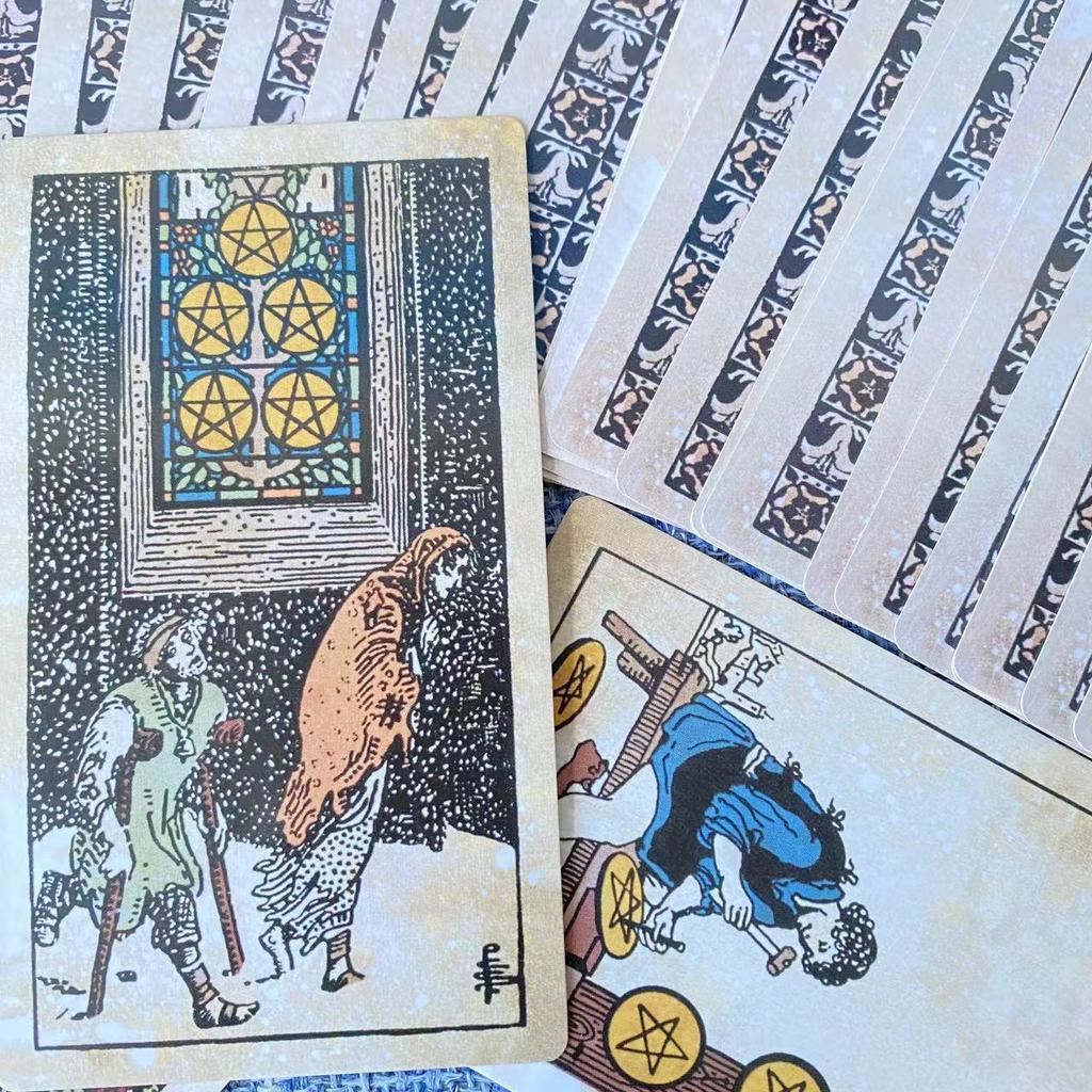 12x7 Cm Vintage Tarot Deck Card Games