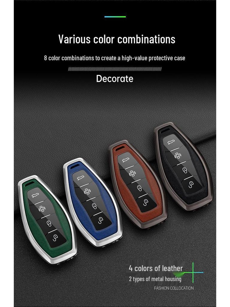 2023 Hongqi H5/H6/HS5 Men's Key Case for HS3 & HQ9 with EQM5 High-End Shell