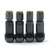 4Pcs Stainless Steel Tire Valve Durable Professional Aluminium Alloy Car Tire Accessories Stem Round Bottom Hex Cap Car