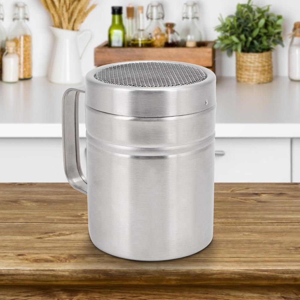Stainless Steel Kitchen Seasoning Jar Household Spices Pepper Salt Condiment Bottle