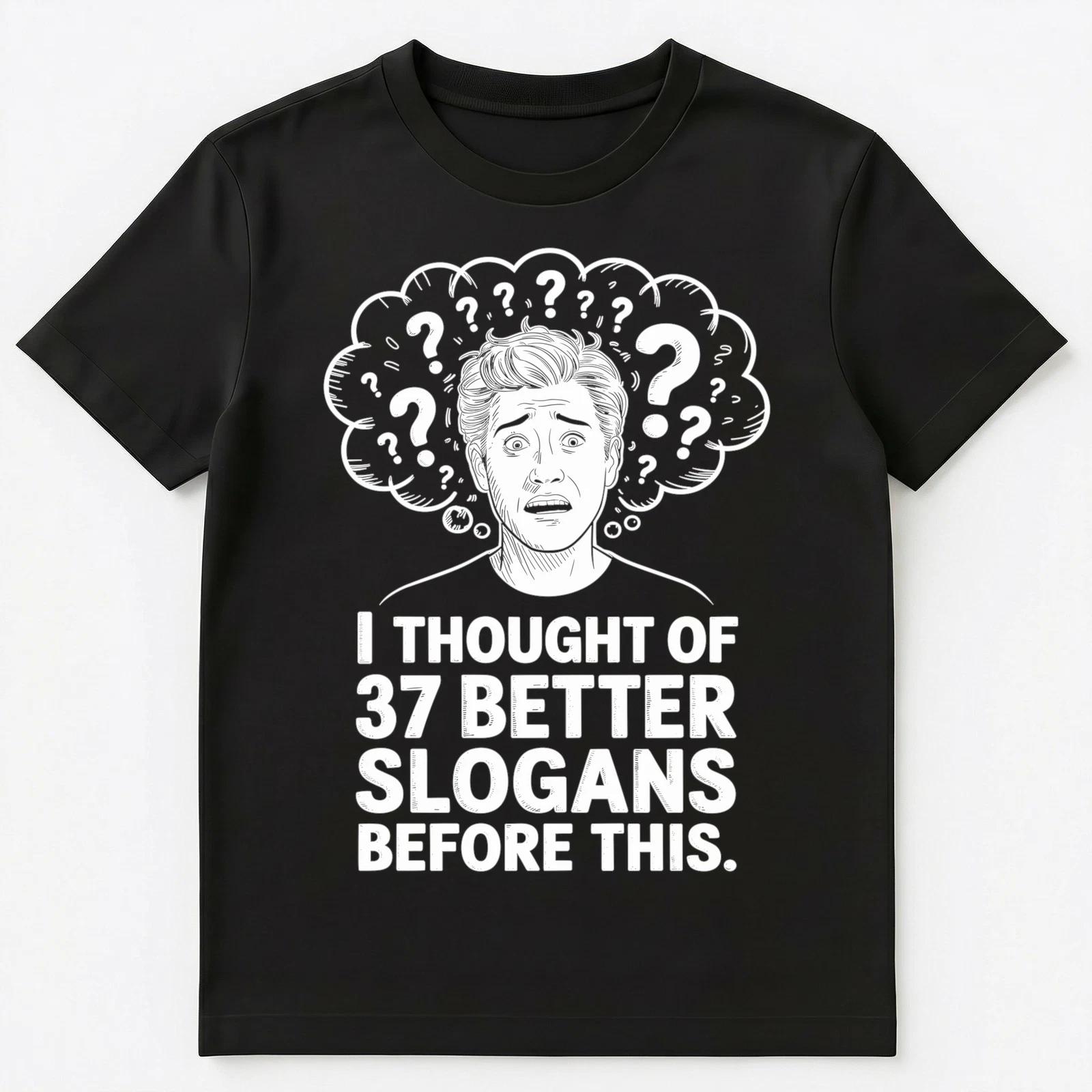 Overthinker Humor Thought Bubble Chaos Relatable Mental Unisex T-Shirt L