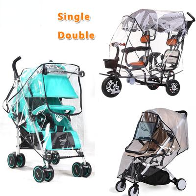 Baby Buggy Clear Rain Cover Raincover for Pushchair Stroller Pram Waterproof EVA