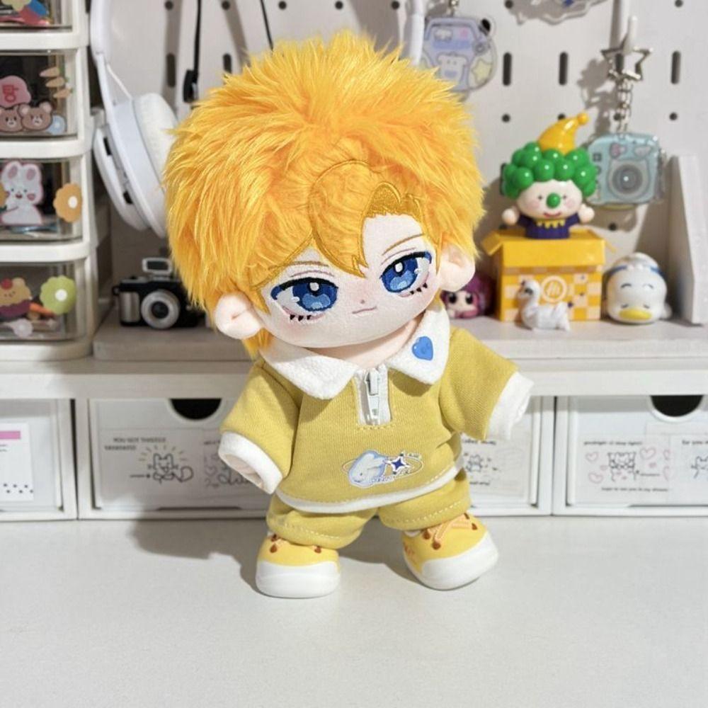Multicolor 20cm Cotton Doll's Clothes Dress Up Star Doll Clothes Doll Overall Set  Toy Accessories