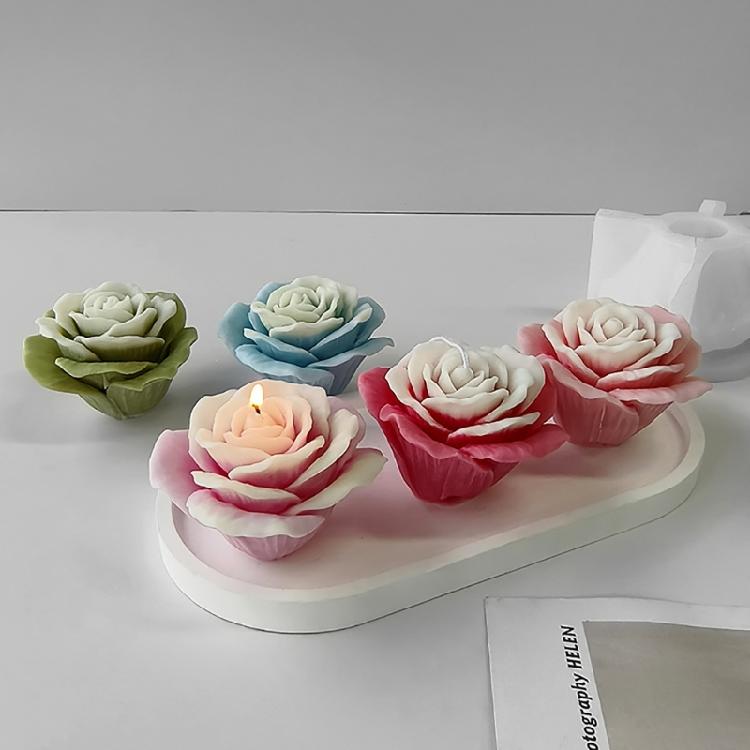 Flower Pendant Resin Mold Handmade Silicone Mould DIY Aromatherapy Candle Mold