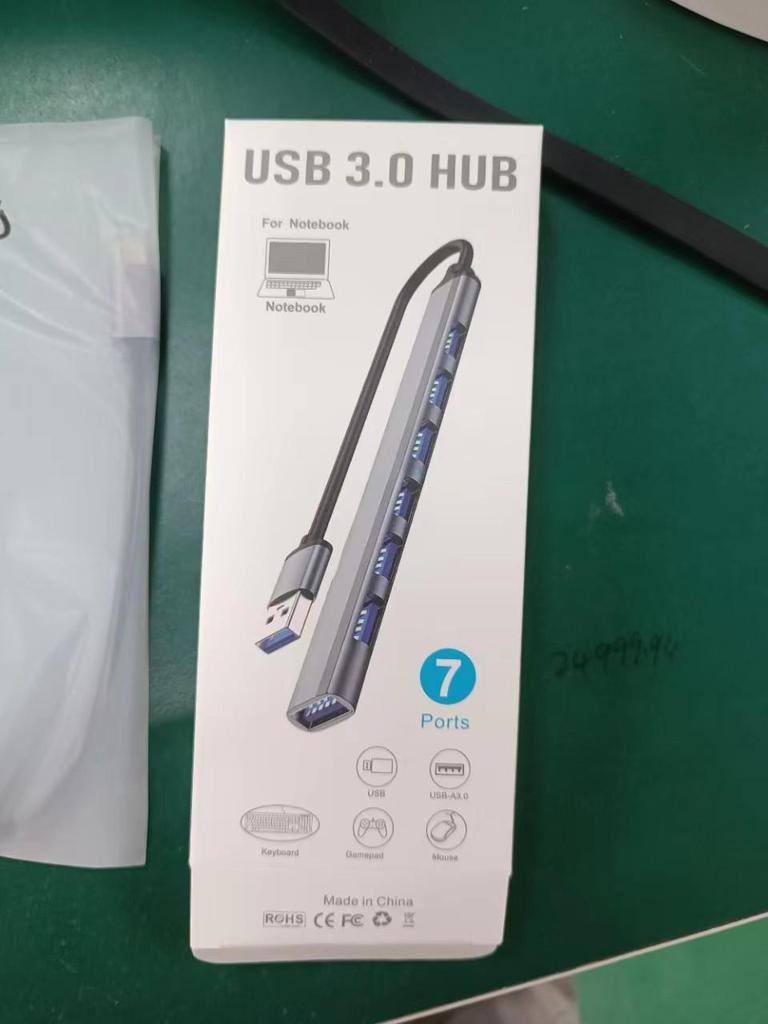 Najlepiej sprzedający się 7-portowy hub USB 3.0 stacja dokująca typu C