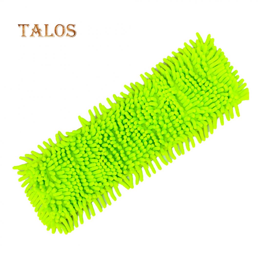 

Насадка для швабры FLH, моющаяся сменная насадка, сменная тряпка для уборки, влажная и сухая прокладка из синели One Size зелёный