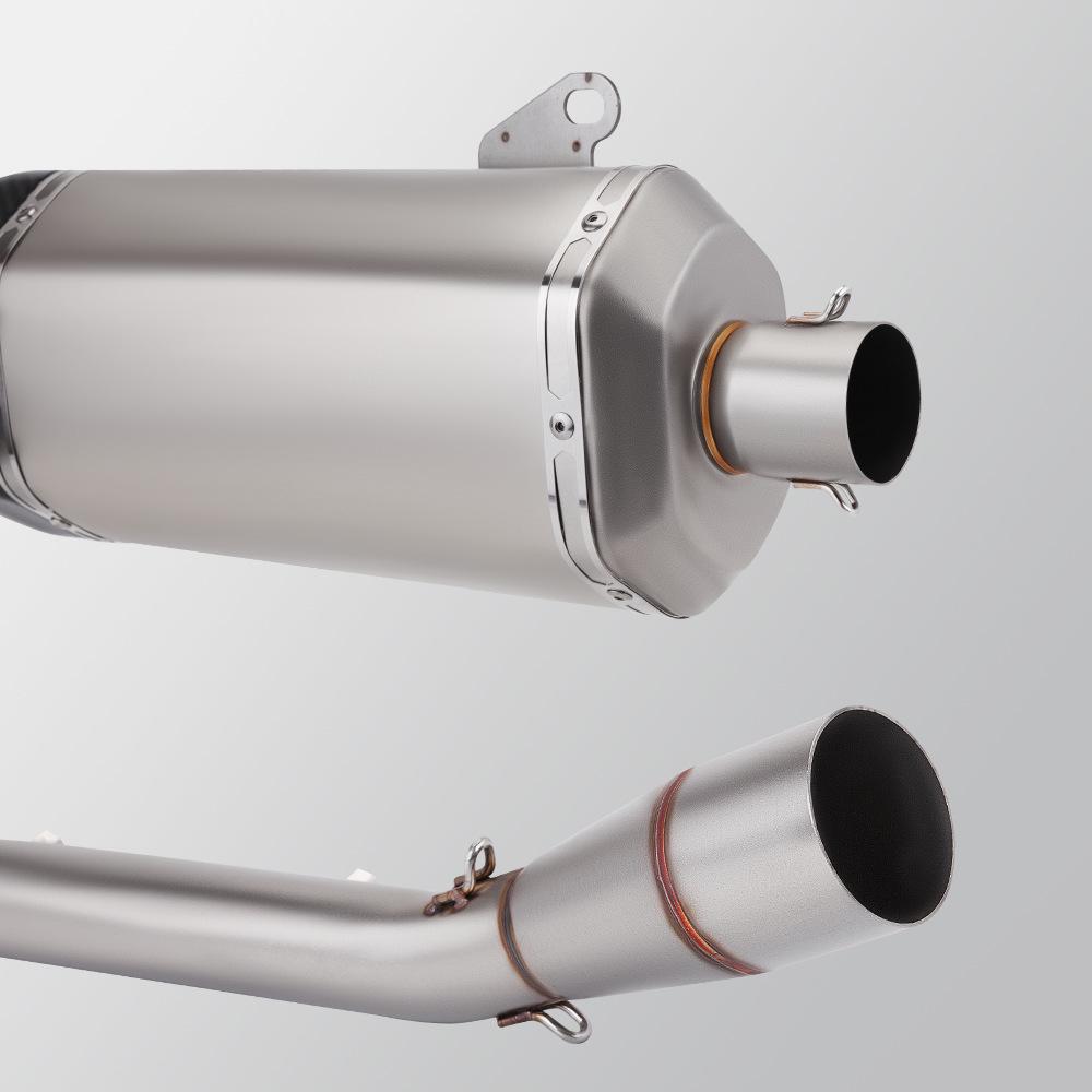 Motorcycle Scooter Boat VS400 S400 Stainless Steel Exhaust Pipe Set
