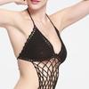 One-piece Swimsuit Women's Hand Crochet Sexy Hollow Black Bikini Women's Spa Beach Swimsuit